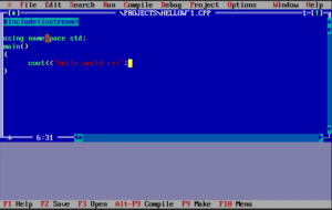 Windows.h header file in turbo c