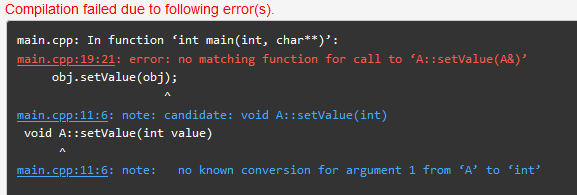 no matching function for call to