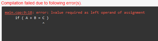 error: lvalue required as left operand of assignment c++ expression must be a modifiable lvalue